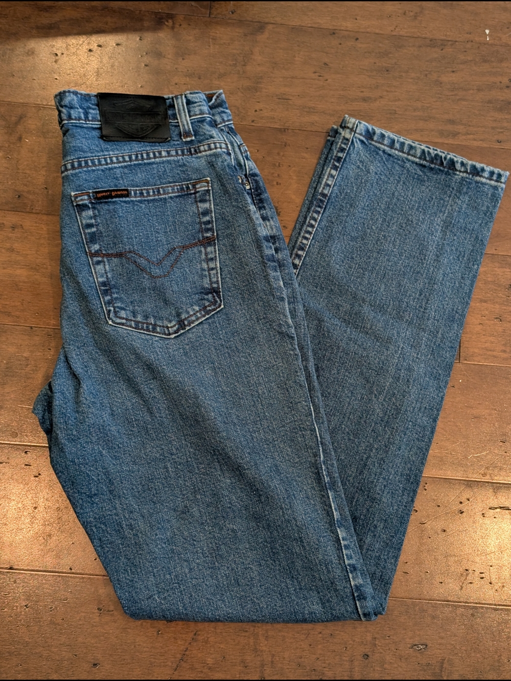 Y2K Classic Women's Harley Davidson Jeans (Tall 34" inseam)
